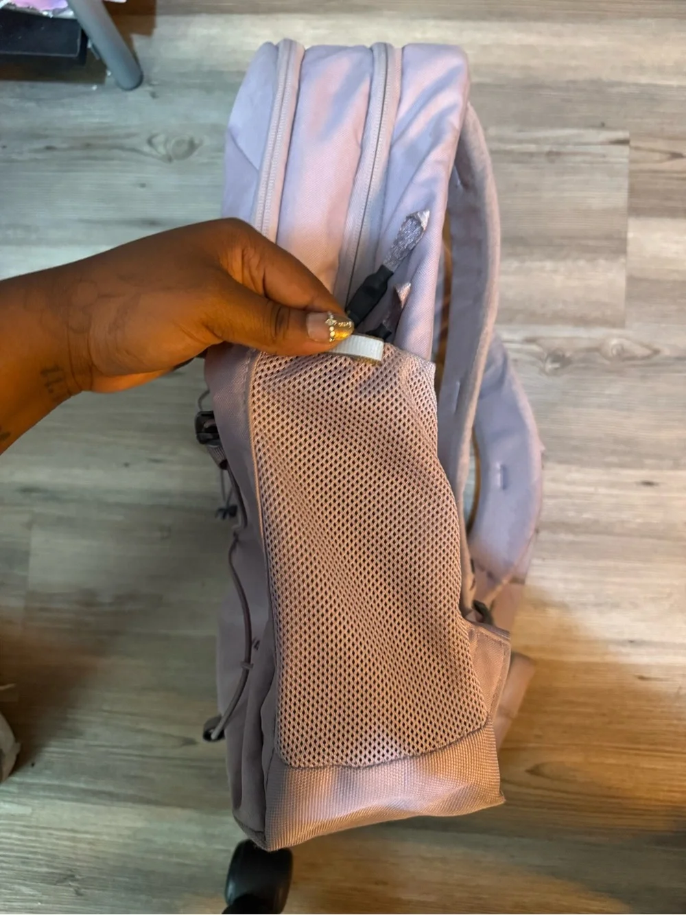 The North Face Jester Backpack in light pink